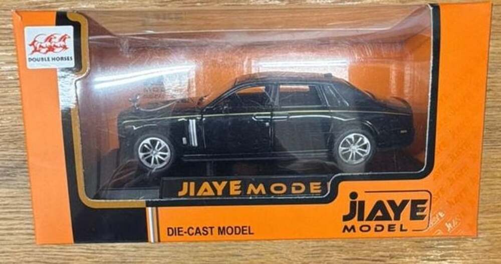 Jiaye Model Die-Cast Phantom Alloy Car Black